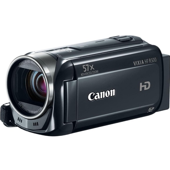 Canon VIXIA HF R500 Black Camcorder - Picture 1 of 5
